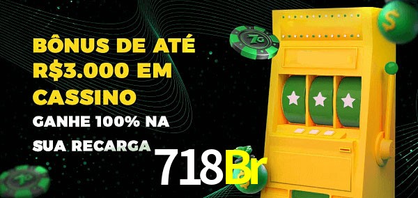 718Br melhor bônus de depósito